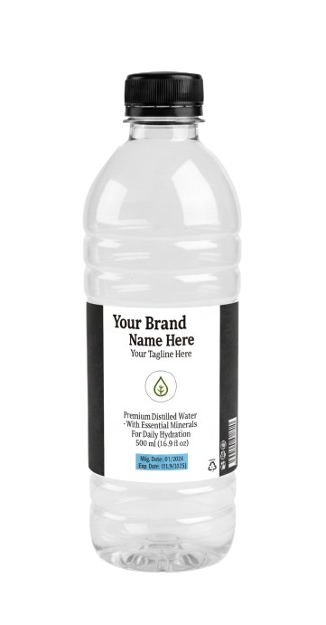 Premium water bottle ready for your brand